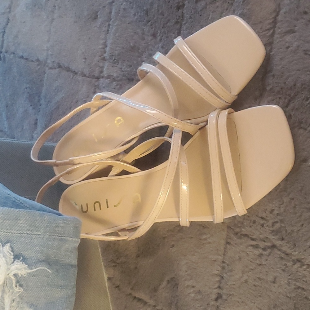 Unisa wide strap heels sandals